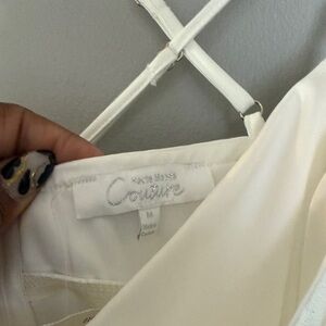 White Couture Wedding or Reception Dress